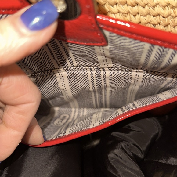 Coach Straw Pocket Tote Bag - Picture 9 of 9